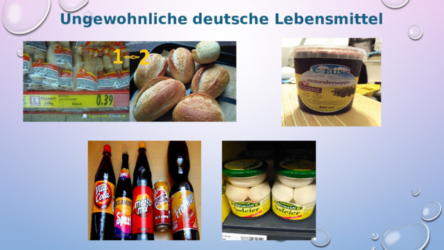 Ungewohnliche deutsche Lebensmittel