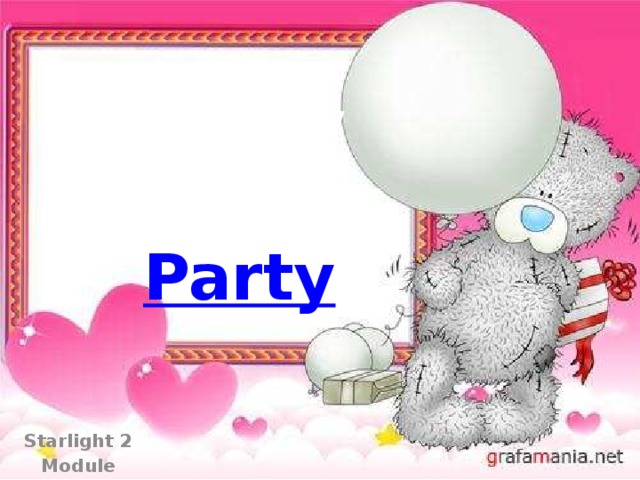 Teddy Birthday Party Starlight 2 Module