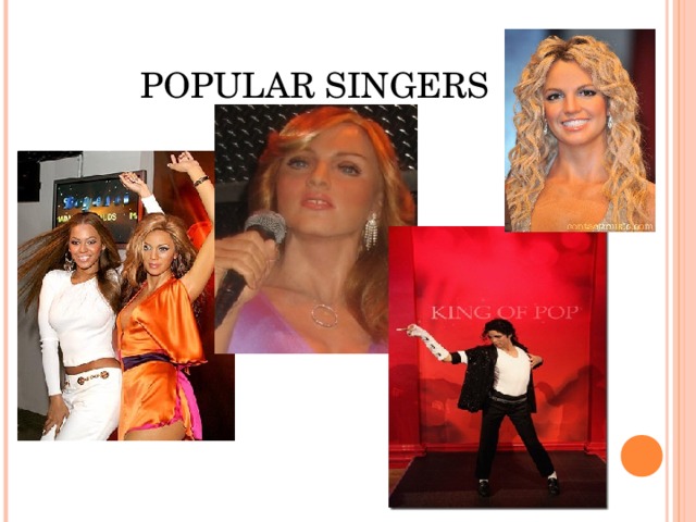 POPULAR SINGERS