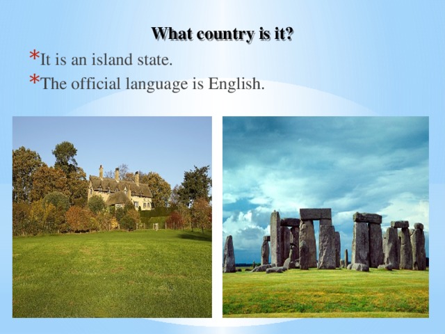 What country is it?