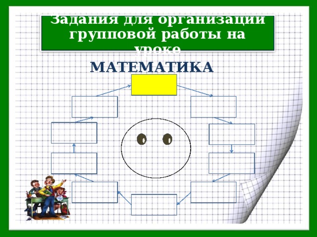 Заголовок слайда Задания для организации групповой работы на уроке МАТЕМАТИКА