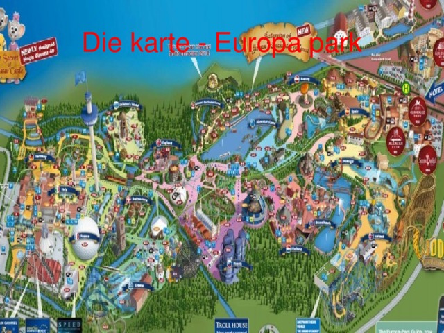 Die karte - Europa park