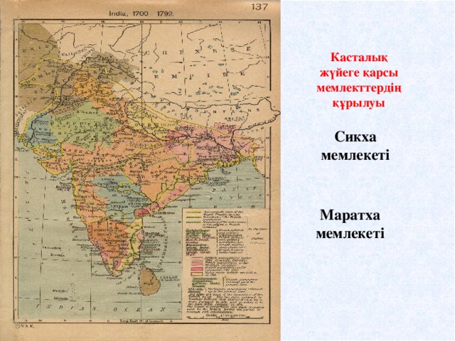 Касталық жүйеге қарсы мемлекттердің құрылуы Сикха мемлекеті Маратха мемлекеті