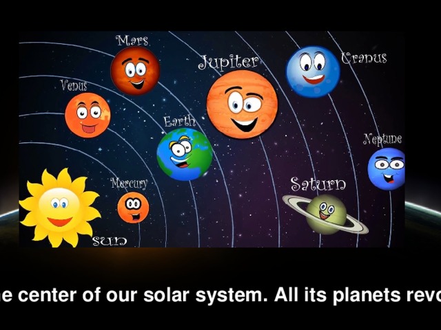 The Sun is the center of our solar system. All its planets revolve around it.