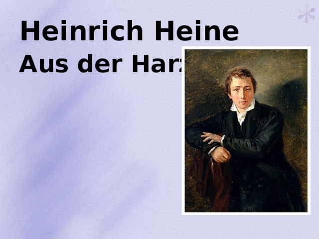 Heinrich Heine Aus der Harzreise