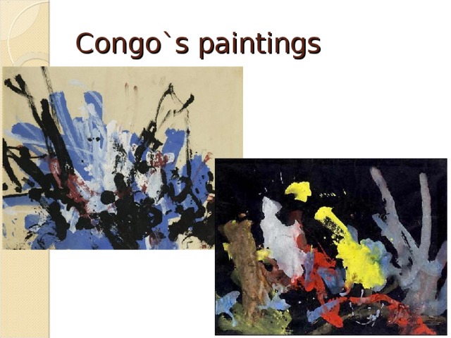 Congo`s paintings