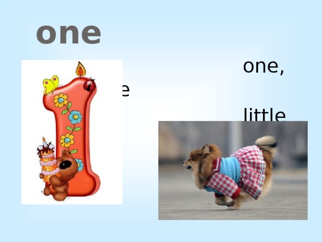 one  one, one, one  little dog run