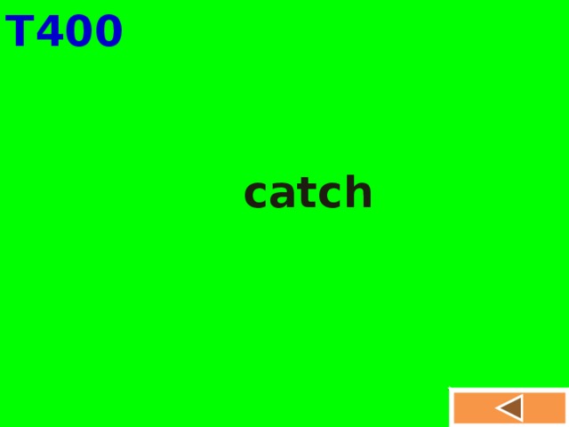 T400 catch