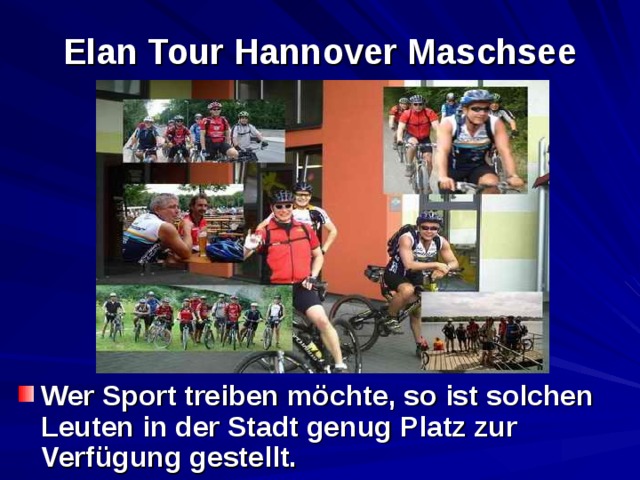 Elan Tour Hannover Maschsee