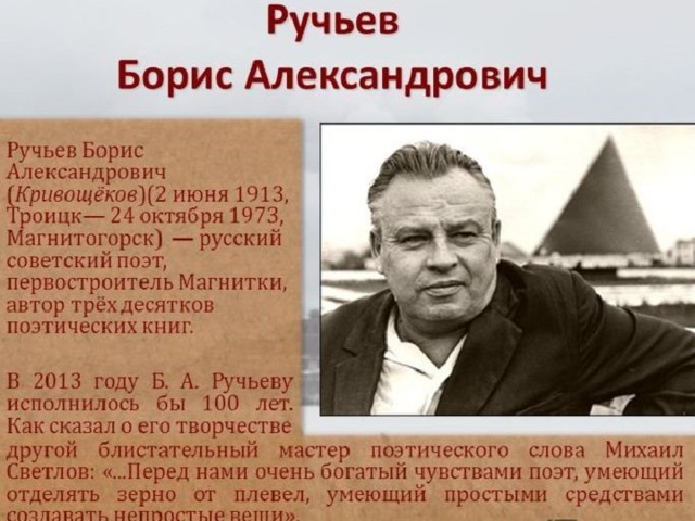 Борис Ручьев