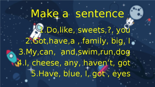 Make a sentence