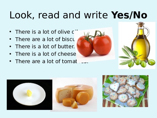 Look, read and write Yes/No