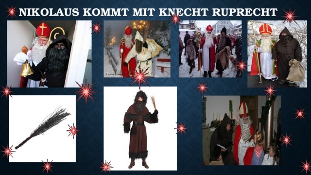 Nikolaus kommt mit Knecht Ruprecht