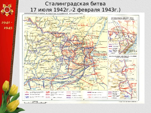 Сталинградская битва  17 июля 1942г.-2 февраля 1943г.)