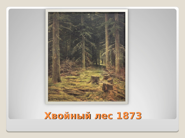 Хвойный лес 1873